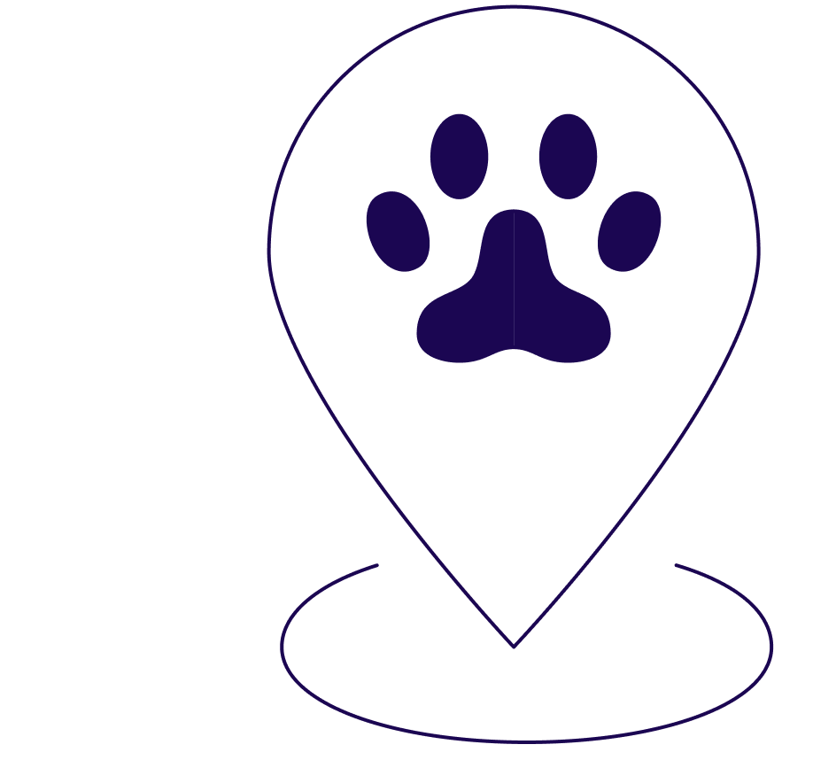 Illustration of a veterinary professional with a dog and cat