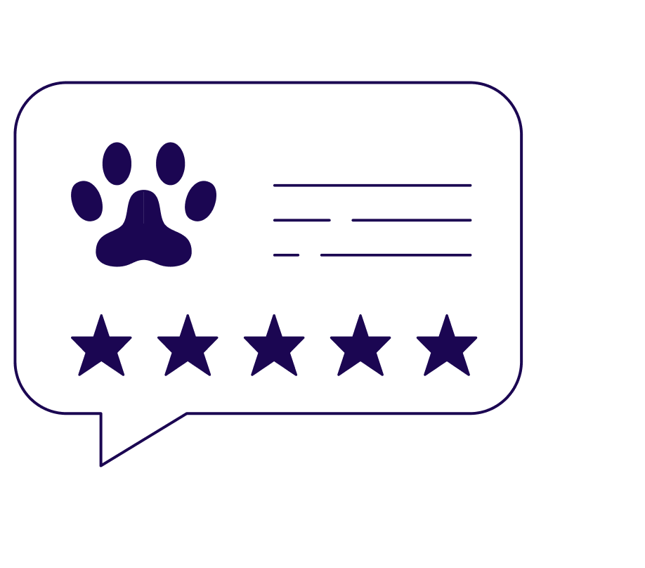 Illustration representing benefits for the veterinary practice